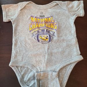 LSU onesie